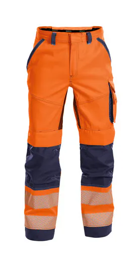 Oranje/marineblauw