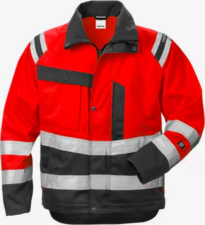High Vis Rood/Zwart