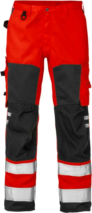 396-Hi-Vis Rood/Zwart
