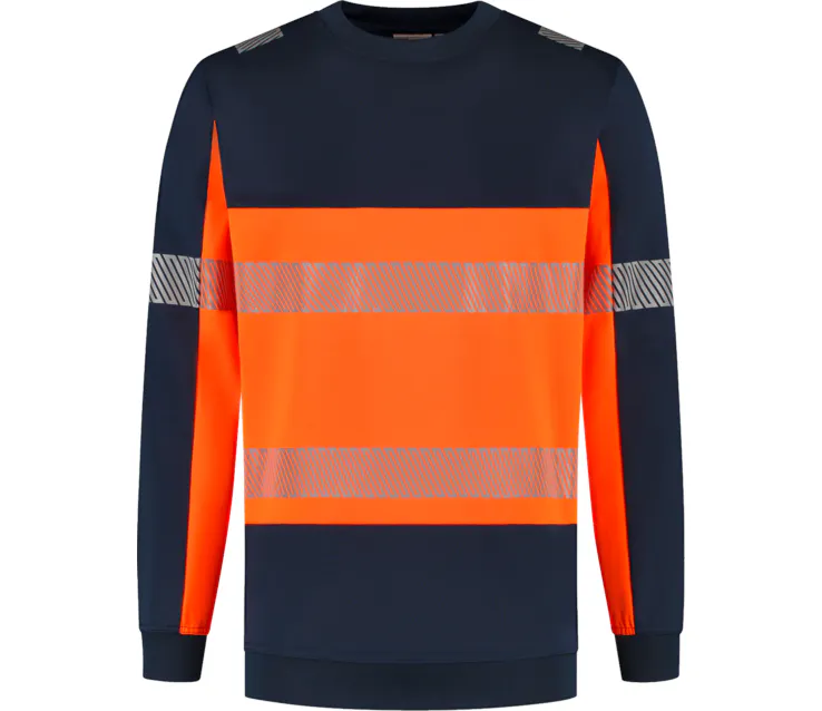 Marineblauw/Fluo Oranje