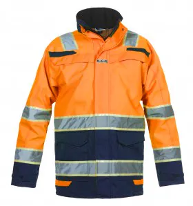 Oranje/marineblauw