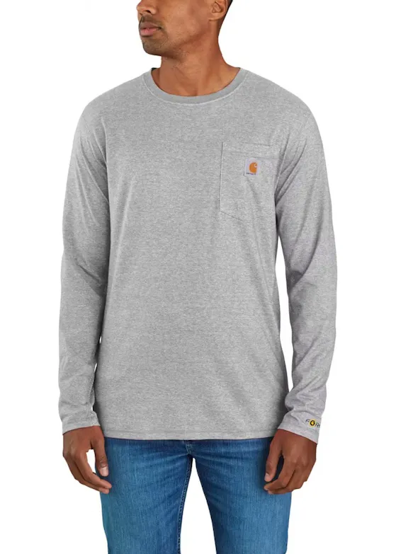Carhartt 106656 T-Shirt Midweight L/S Pocket UV-bescherming