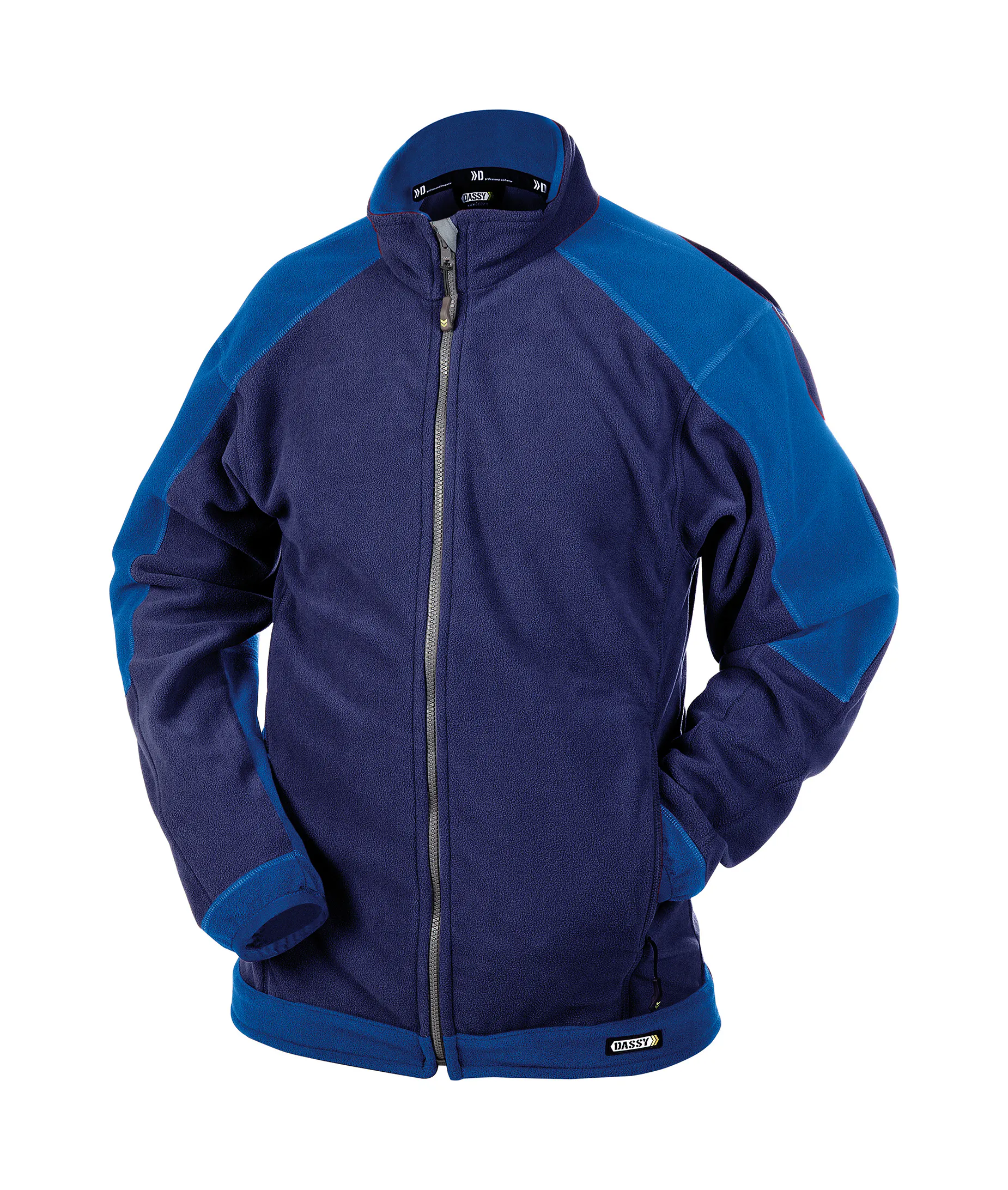 Korenblauw/donkerblauw