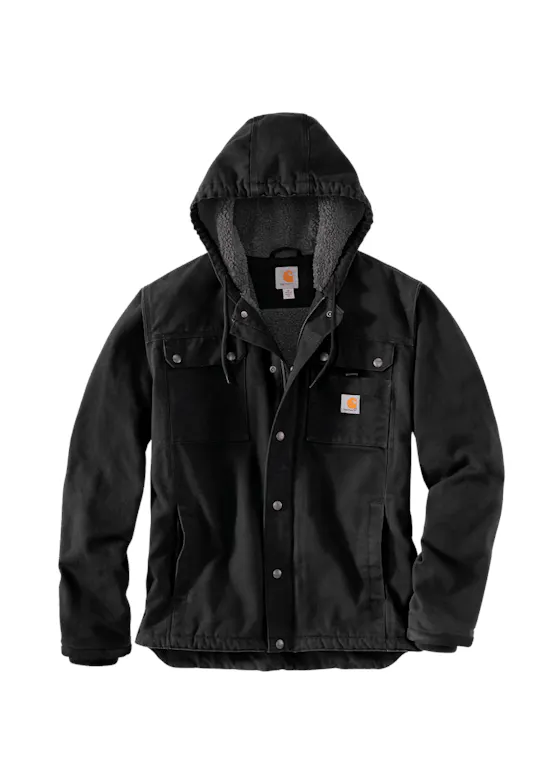 Carhartt Relaxed Fit Washed Duck Sherpa-Lined Utility Jacket