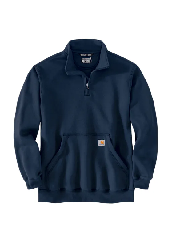 Carhartt Loose Fit Midweight Quarter Zip Mock Neck Sweatshirt
