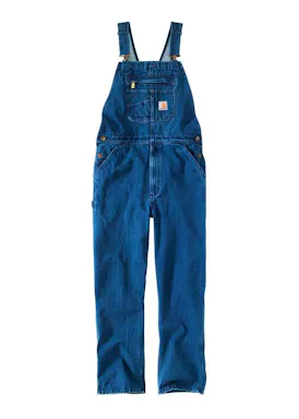 Carhartt 104672 Denim Bib Overall Loose Fit Regular Fit
