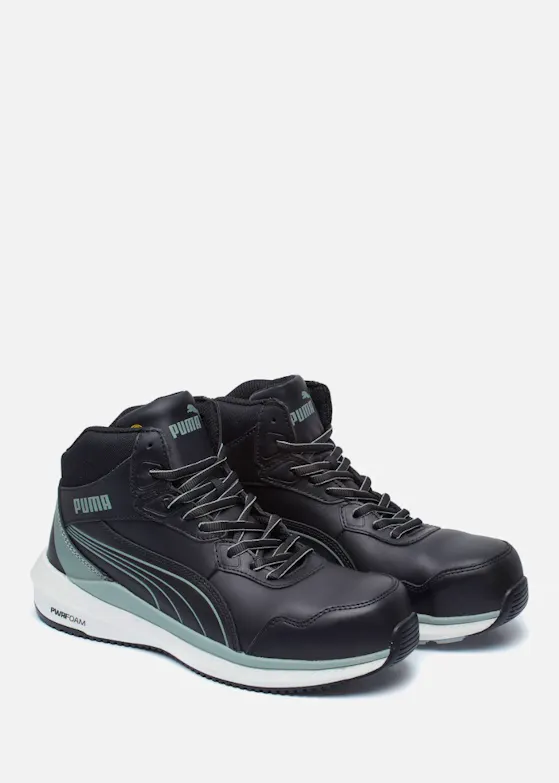Puma Zoom Mid S3S ESD FO HRO SR Werkschoen Zwart