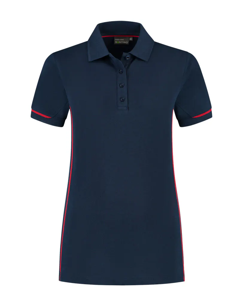 Marineblauw/rood