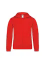B&C BCWK682 Sweater Hooded Full Zip Regular Fit Kinderen miniatuur